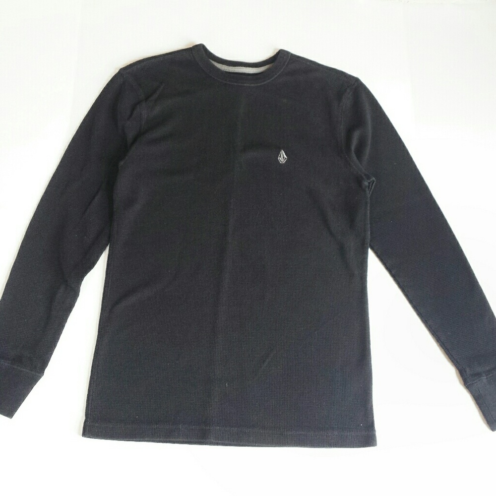 Volcom Slambam Logo L/S Thermal Top Size Small